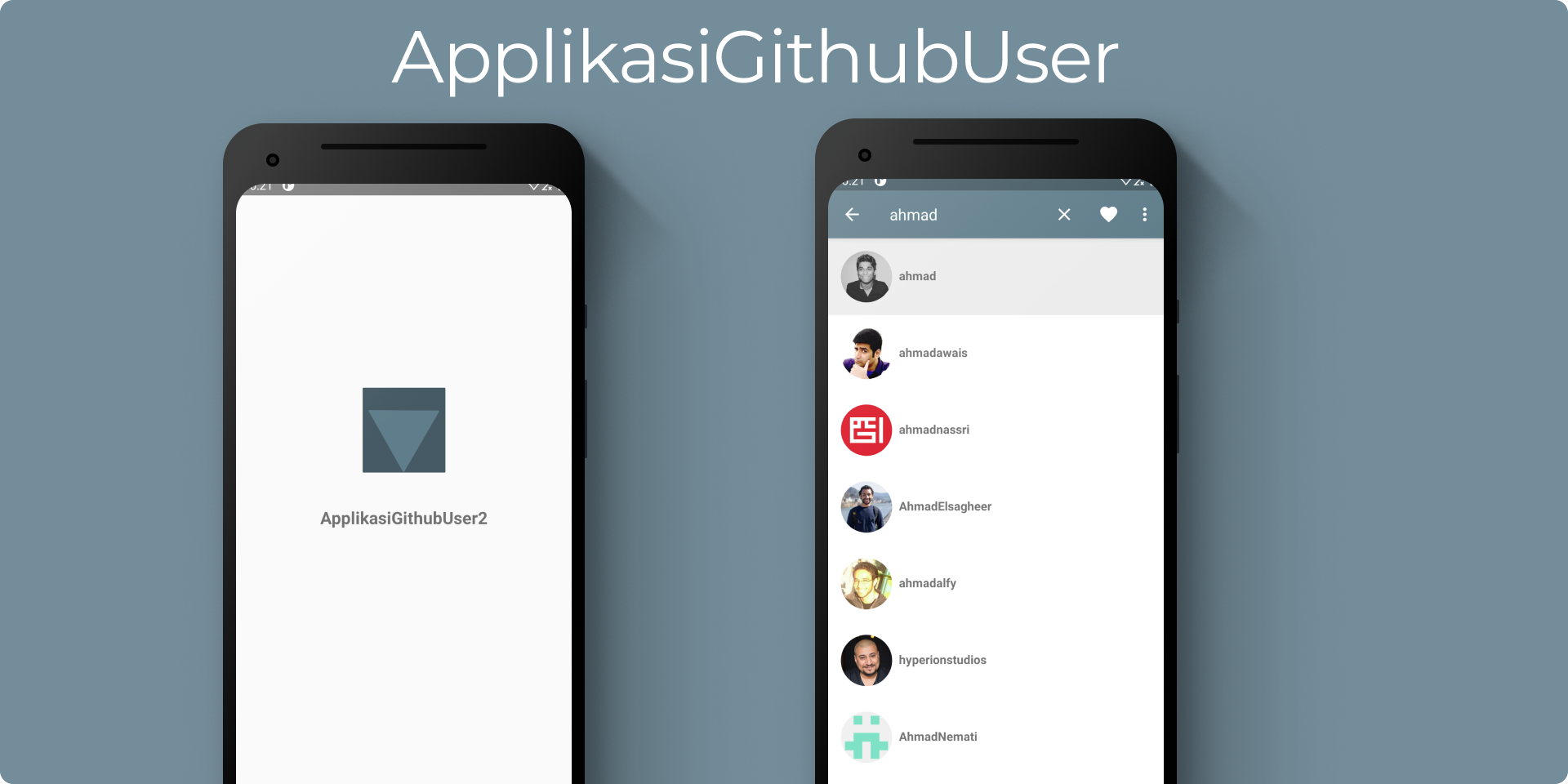 applikasi github user android apps muhamad irsyad rafi sudirjo